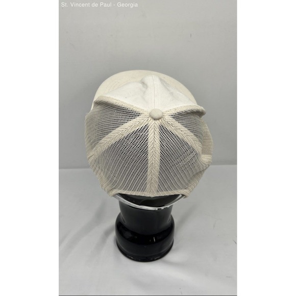 American Vintage White Corvette Adjustable Snap Back Trucker Hat Men's Cars GM - Picture 3 of 9